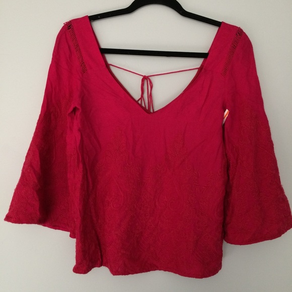 Rebecca Minkoff Red Top - Picture 3 of 3